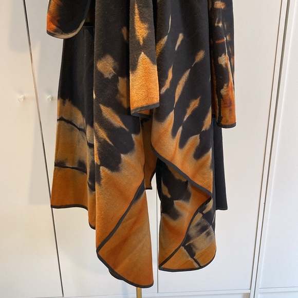 Wool cape and scarf/sash tie dye by an artist - Picture 5 of 17